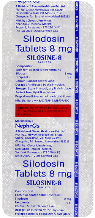 Silosine 8 Tablet 10