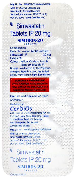 Simtron 20 Tablet 10