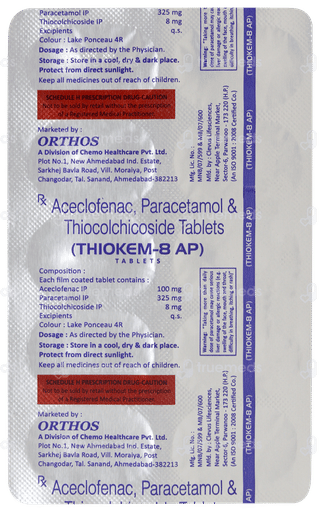 Thiokem 8 Ap Tablet 10