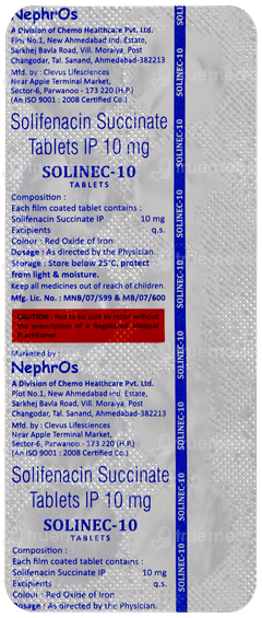 Solinec 10 Tablet 10