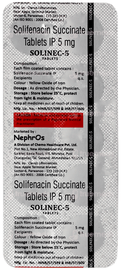 Solinec 5 Tablet 10