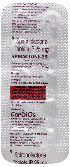 Spiractone 25 Tablet 10