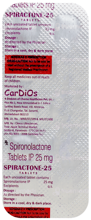 Spiractone 25 Tablet 10