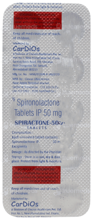 Spiractone 50 Tablet 10