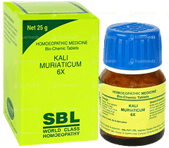 Sbl Kali Muriaticum 6x Tablet 25gm