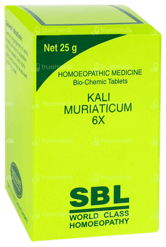 Sbl Kali Muriaticum 6x Tablet 25gm