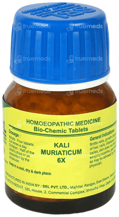 Sbl Kali Muriaticum 6x Tablet 25gm