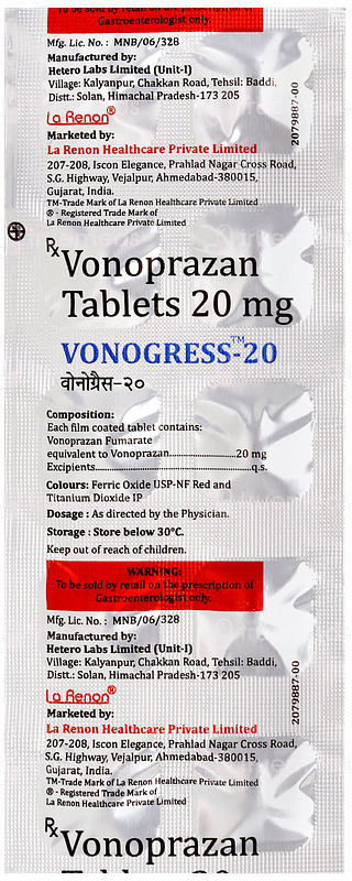 Vonogress 20 Tablet 10