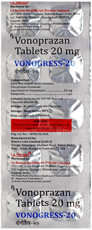 Vonogress 20 Tablet 10