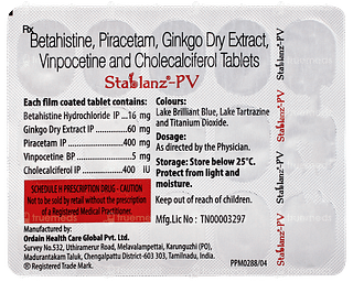 Stablanz Pv Tablet 15
