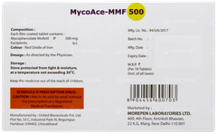 Mycoace Mmf 500 Tablet 10 Mycoace Mmf 500 Tablet 10