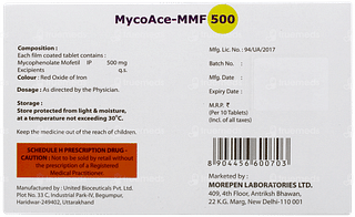 Mycoace Mmf 500 Tablet 10