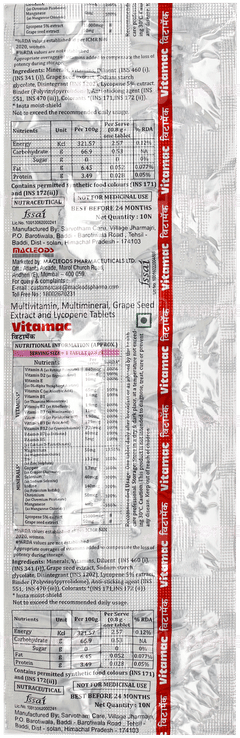 Vitamac Tablet 10