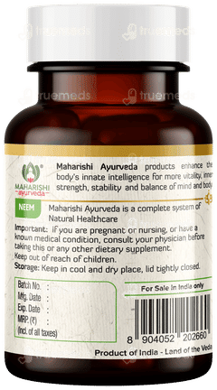 Maharishi Ayurveda Organic Neem Tablet 60