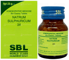 Sbl Natrum Sulphuricum 3x Tablet 25gm