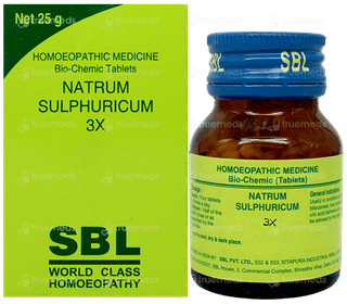 Sbl Natrum Sulphuricum 3x Tablet 25gm