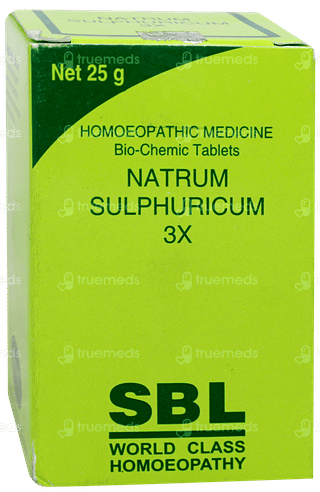 Sbl Natrum Sulphuricum 3x Tablet 25gm