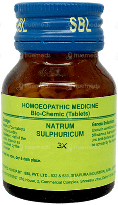 Sbl Natrum Sulphuricum 3x Tablet 25gm