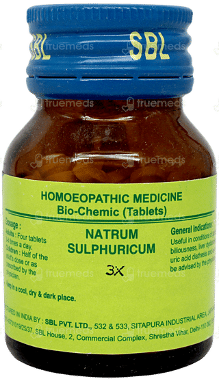 Sbl Natrum Sulphuricum 3x Tablet 25gm