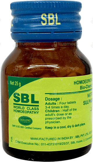 Sbl Natrum Sulphuricum 3x Tablet 25gm