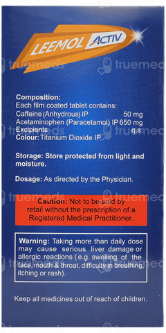 Leemol Activ Tablet 10 Leemol Activ Tablet 10
