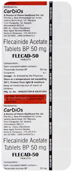 Flecad 50 Tablet 10