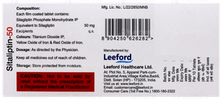 Sitaliptin 50 Tablet 10