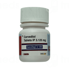 Carvihep 3.125 Tablet 60 Carvihep 3.125 Tablet 60