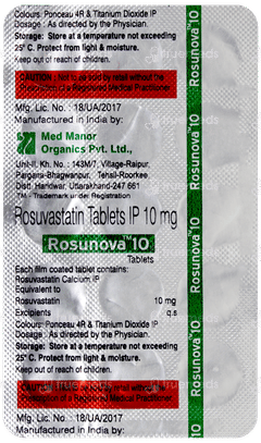 Rosunova 10 Tablet 15