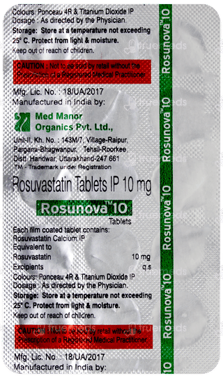 Rosunova 10 Tablet 15