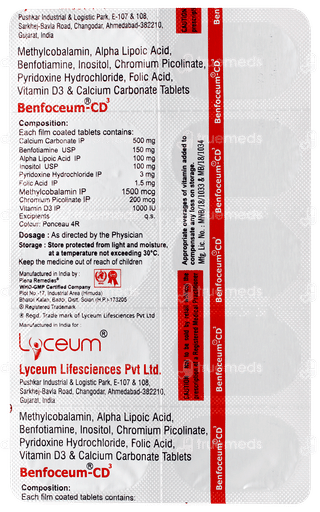 Benfoceum Cd3 Tablet 10