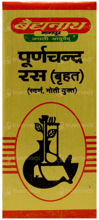 Baidyanath Poornachandra Ras Brihat With Gold & Moti Tablet 25