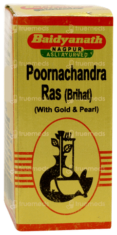 Baidyanath Poornachandra Ras Brihat With Gold & Moti Tablet 25