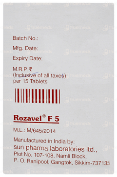 Rozavel F 5 Tablet 15