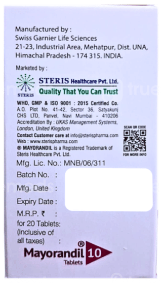 Mayorandil 10 Tablet 20