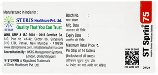 St Sprin 75 Tablet 14