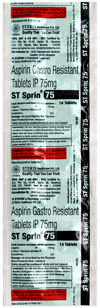 St Sprin 75 Tablet 14