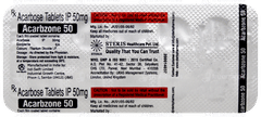 Acarbzone 50 Tablet 10 Acarbzone 50 Tablet 10