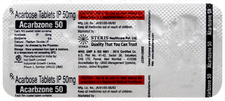 Acarbzone 50 Tablet 10