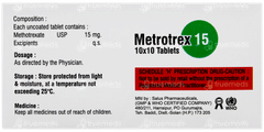 Metrotrex 15 Tablet 10