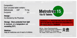 Metrotrex 15 Tablet 10