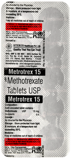 Metrotrex 15 Tablet 10