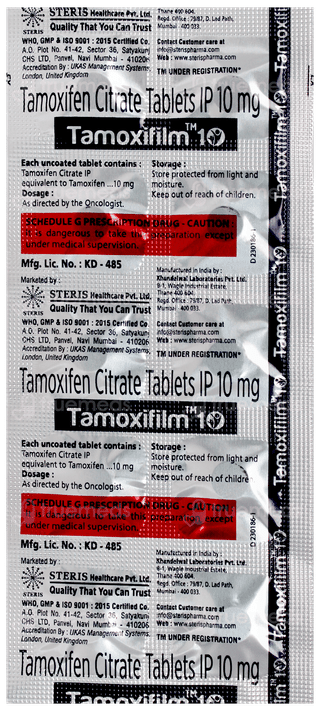 Tamoxifilm 10 Tablet 10