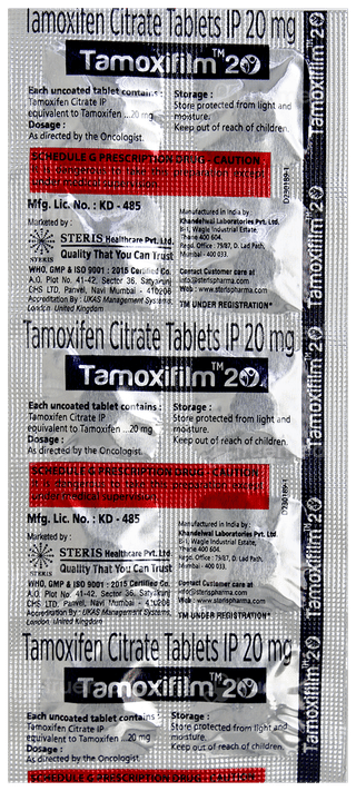Tamoxifilm 20 Tablet 10