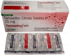 Tamoxifilm 20 Tablet 10 Tamoxifilm 20 Tablet 10
