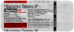 Baclofine 10 Tablet 10