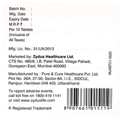 Mucotab Ab Tablet 10 Mucotab Ab Tablet 10