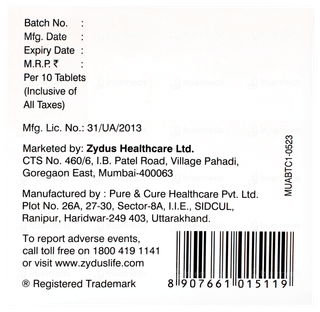 Mucotab Ab Tablet 10