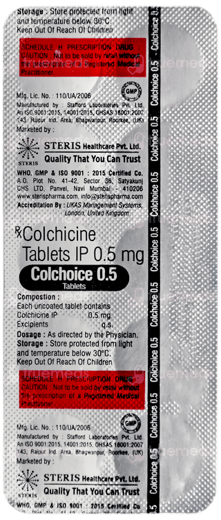 Colchoice 0.5 Tablet 10