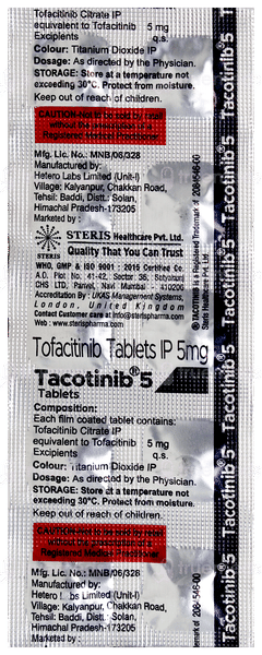 Tacotinib 5 Tablet 10 Tacotinib 5 Tablet 10